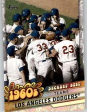 2020 Topps 1960s Decades' Best Dodgers #DB-24 Baseball DNA Games
