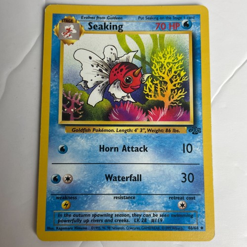 Seaking 46/64 (Unlimited) Uncommon Pokemon Jungle Light Played+ - Picture 3 of 4