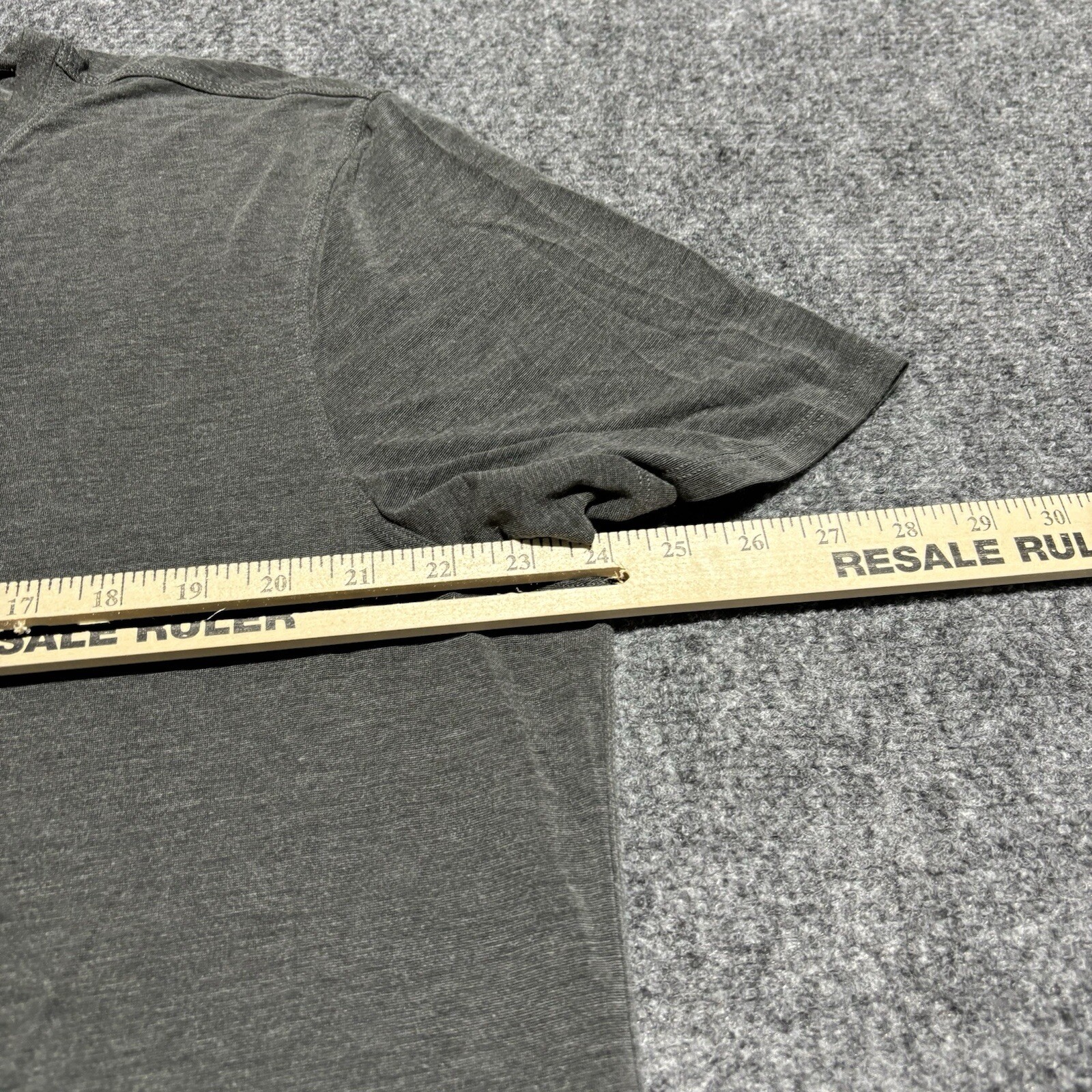 Kit & Ace Shirt Men's Extra Large Gray Acrylic Rayon Blend Crew Neck Lightweight