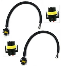 Extension Wire Pigtail Female 899 Fog Light Harness Bulb Socket Plug Connector