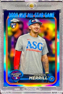 Jackson Merrill RARE ROOKIE REFRACTOR INVESTMENT CARD SSP Jackson Merrill RARE ROOKIE REFRACTOR INVESTMENT CARD SSP
