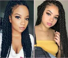 Dreadlock Wig Braided Lace Front Wigs for Black Women Big Twist Box Braid Wigs