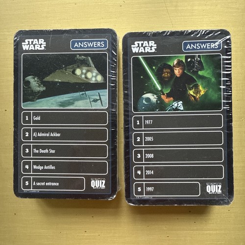 Star Wars Top Trumps Quizkarten NEU - Bild 2 von 2