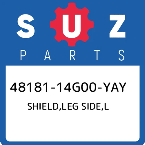 SHIELD, LEG SIDE LH (BLACK) | MODEL K5/K6