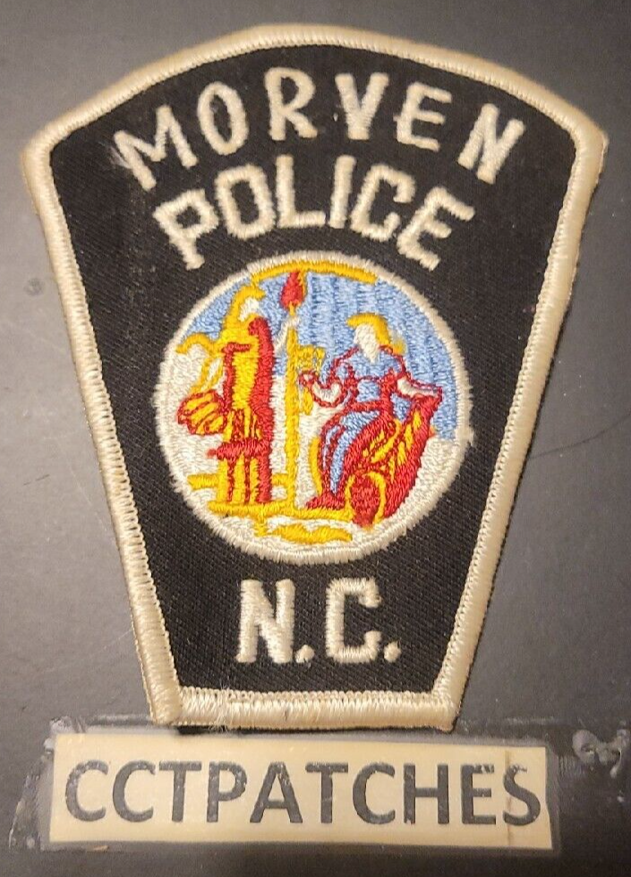 RARE MORVEN, NORTH CAROLINA POLICE SHOULDER PATCH NC eBay