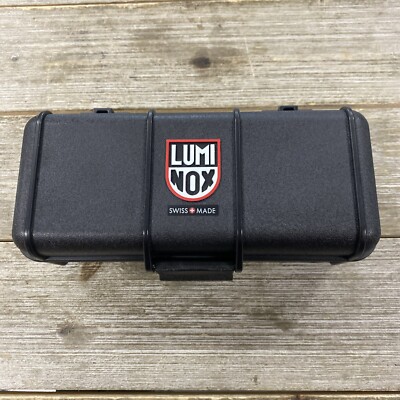 LUMINOX Navy Seal NEW ORIGINAL BLACK STORAGE CASE (NO WATCH)