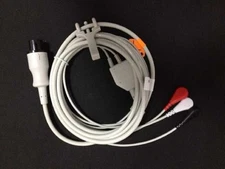 Welch Allyn One-Piece 3 Leads ECG Cable Snap AHA Compatible PIC50 PIC40 PIC30