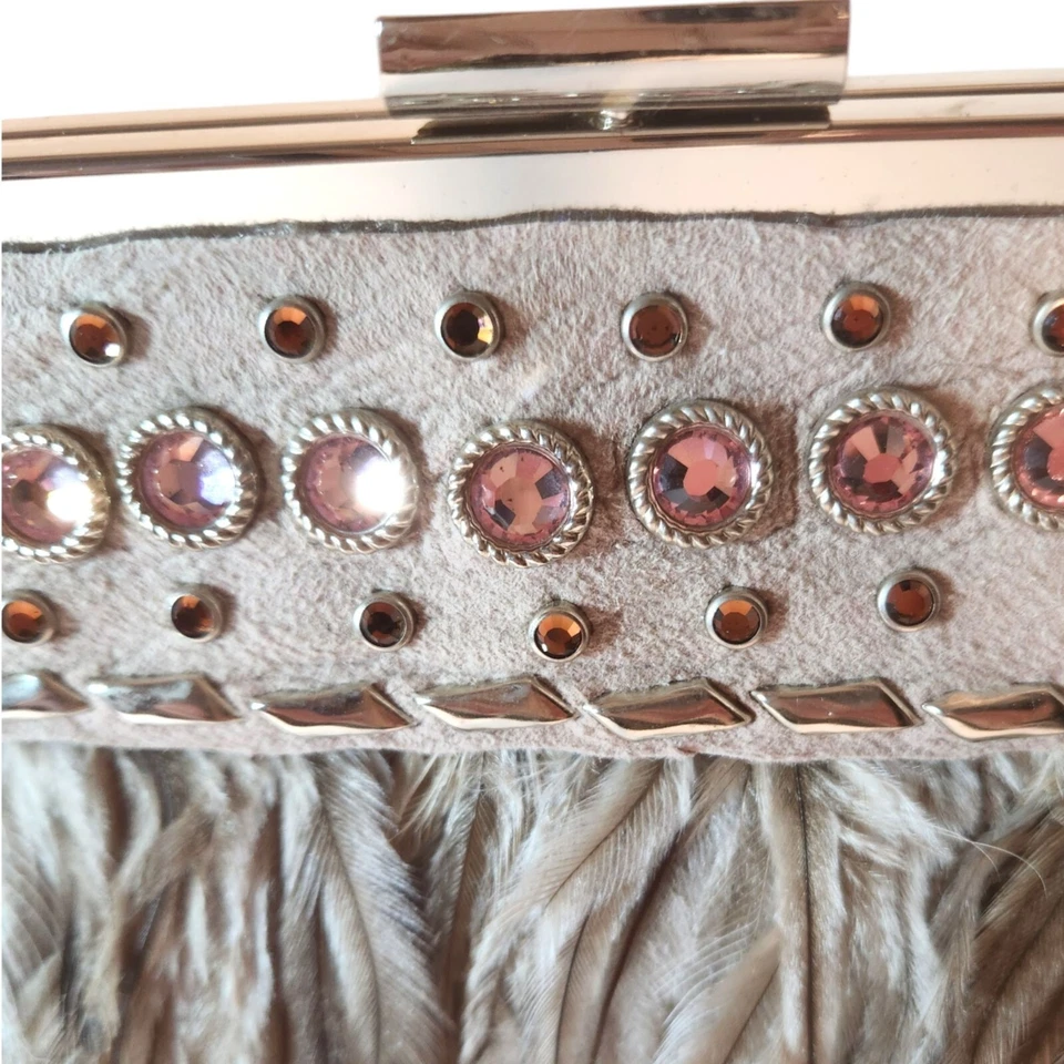 Cowgirl Glitz Rhinestones & Feather Shoulder Bag by Kristin Smith - Image 3 of 4