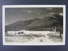Alaska Mt McKinley Park Hotel Vintage B&W Real Photo Postcard RPPC 1930-50