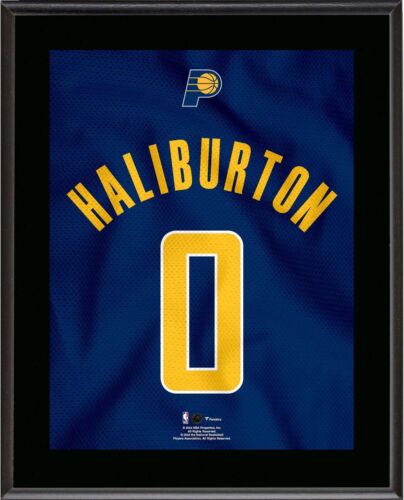 Tyrese Haliburton Indiana Pacers 10.5x13 Jersey Number Sublimated Player Plaque