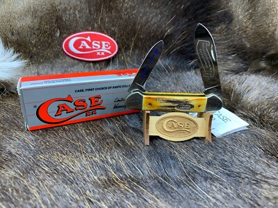 Case XX 1 Dot (1989) Stainless 52131 Canoe Knife Stag Mint In Box