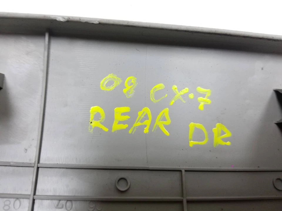 07-09 Mazda CX-7 umbral placa rasguño moldura 4 piezas OEM Foto 2 de 4