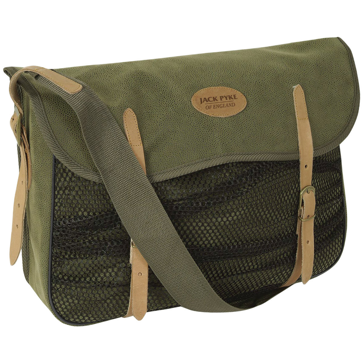 Jack Pyke Shoulder Game Bag Shooting Carry Pack Hunting Satchel Duotex Green