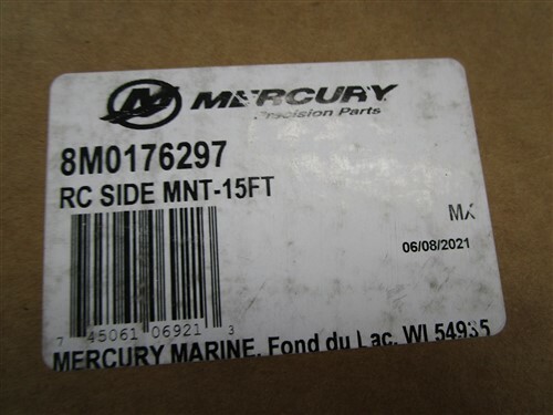 MERCURY 8M0176297 SHIFT & THROTTLE CONTROL SIDE MOUNT MARINE BOAT  