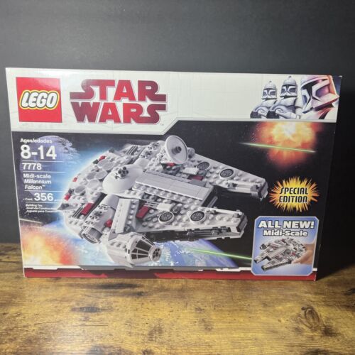 LEGO STAR WARS 7778 MIDI SCALE MILLENIUM FALCON NEW IN BOX - Picture 1 of 6