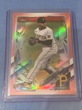 2021 Topps Chrome Ben Baller Ke'Bryan Hayes Rose Gold RC Rookie 4/10