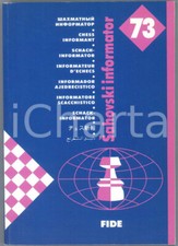 VI-IX 1998 SAHOVSKI INFORMATOR - Informatore scacchistico - nÂ° 73 FIDE