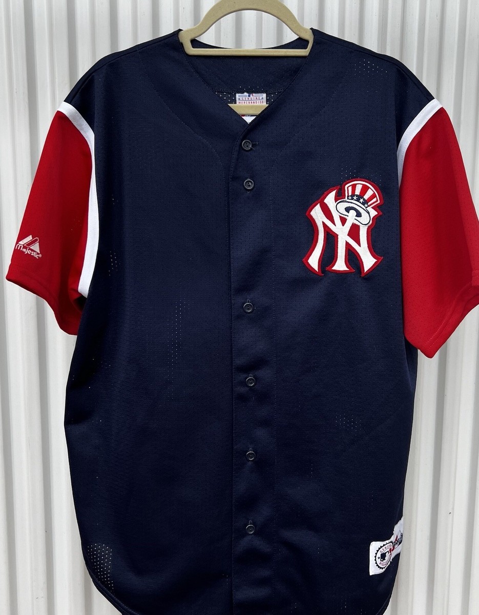 Vintage Ny Yankees Majestic Baseball Jersey Sz XL Rare Uncle