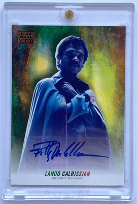 2018 Topps Star Wars Galaxy Billy Dee Williams as Lando Calrissian Auto 5/5
