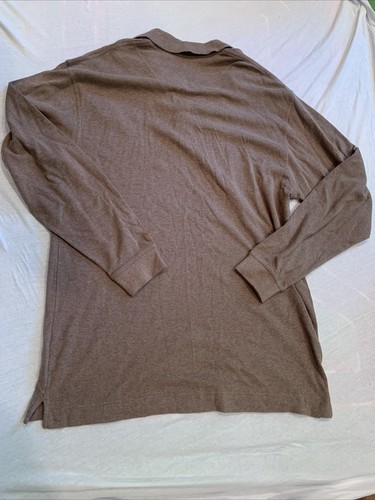 Cutter & Buck Men’s Brown Long Sleeve Size Large 100% Cotton - Picture 5 of 5