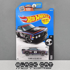 Hot Wheels 73 Bmw 3.0 Csl Race Car Black Bmw Series 55 2016 First Release