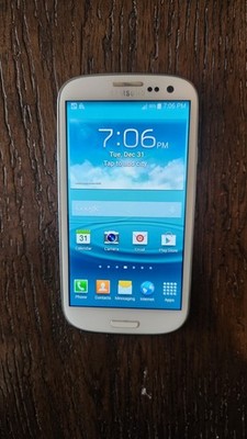 Samsung Galaxy S3 16GB Storage 1GB RAM White ATT Locked Smartphone