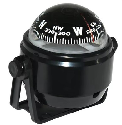 Bootskompass Marine Bootkompass Kompass Boot Farbe schwarz