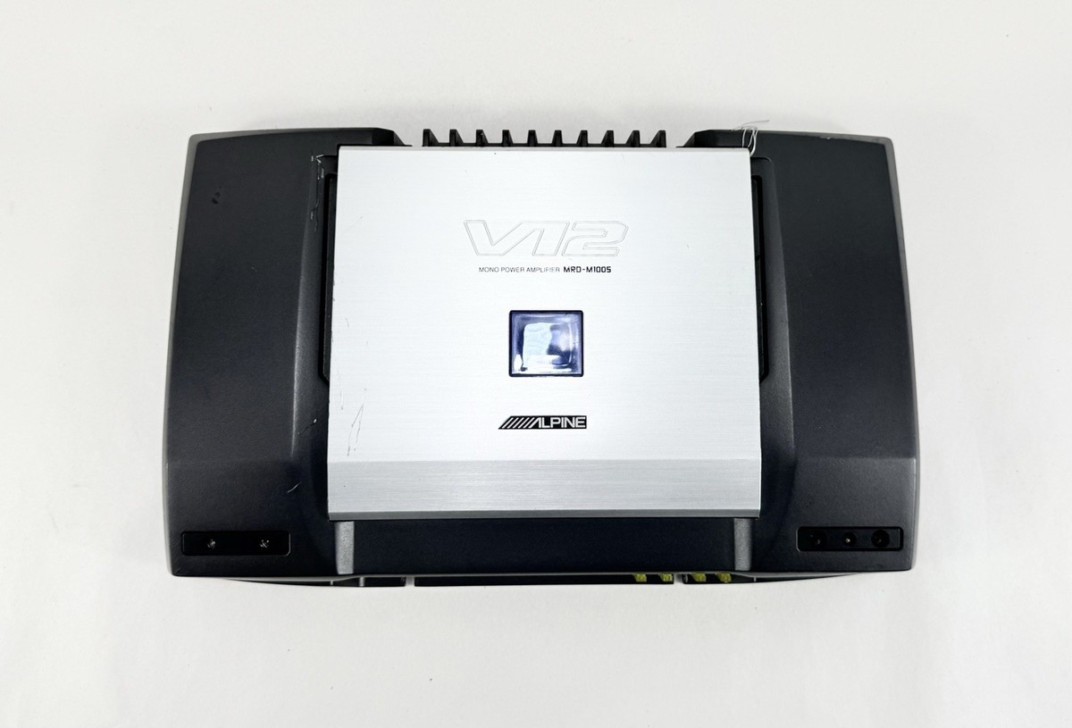 Alpine V12 MRD-M1005 Mono Power Amplifier 1000 Watt Mono Block Amp