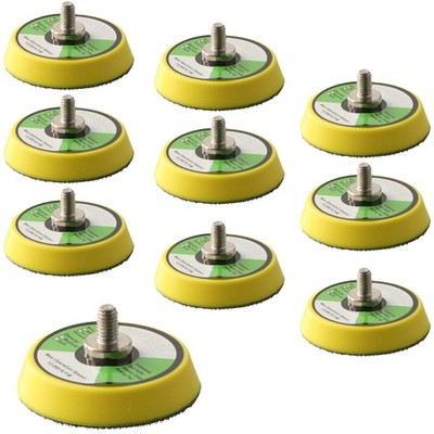 10PCS 2inch Backing Pads M6 Thread Adaptable for Air Sanders and Sandpaper Use