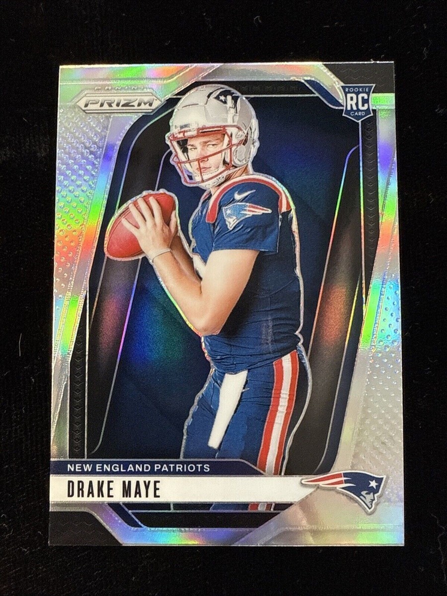 2024 Panini Prizm - Rookies Drake Maye #329 Silver Prizm (RC)