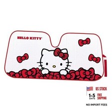 Hello Kitty Car Windshield Sun Shade Official Sanrio Sun Shade Red Bow Dreams Hello Kitty Car Windshield Sun Shade Official Sanrio Sun Shade Red Bow Dreams