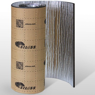 Liner 157 mil 4 mm 36 sqft Aluminum Foil Finish Car Sound Deadening & Heat In...