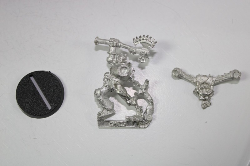Warhammer 40K Chaos Space Marines Marine Possessed OOP Metal Good Cond 71426 B