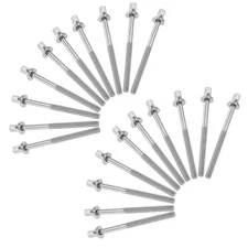 20 Pcs M5 X 60 mm Stainless Steel Drum Tightening Screws Set For Snare Bass Drum