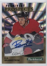 2019-20 Upper Deck Parkhurst Prominent Prospects Gold Erik Brannstrom Auto 0dk