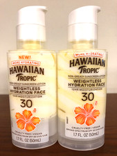 Hawaiian Tropic Weightless Hydration Face Sunscreen Lotion SPF 30, 1.7oz 9/27