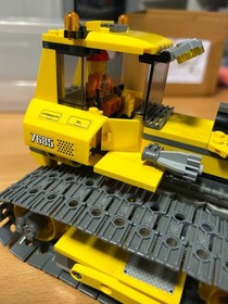 Retired 2009 Lego 7685 City Construction Bulldozer No Instructions 1 Minifigure