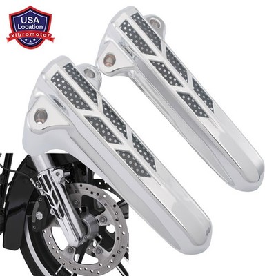 Chrome Lower Fork Leg Cover For Harley Touring Electra Glide Ultra Limited FLHTK