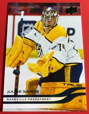 2025-26 Upper Deck Series 2 Holiday Juuse Saros #347 Predators
