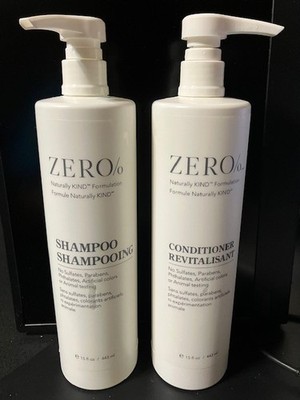 Zero% By Gilchrist & Soames Shampoo & Conditioner Combo - 15 oz Each - NEW