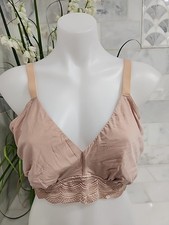 Nwt Women's Cosabella Ceylon Modal Curvy Bralette - Large Beige