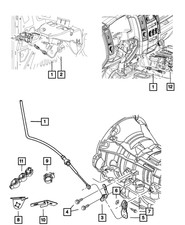 Genuine Mopar Shift Cable Clip 68048877AA