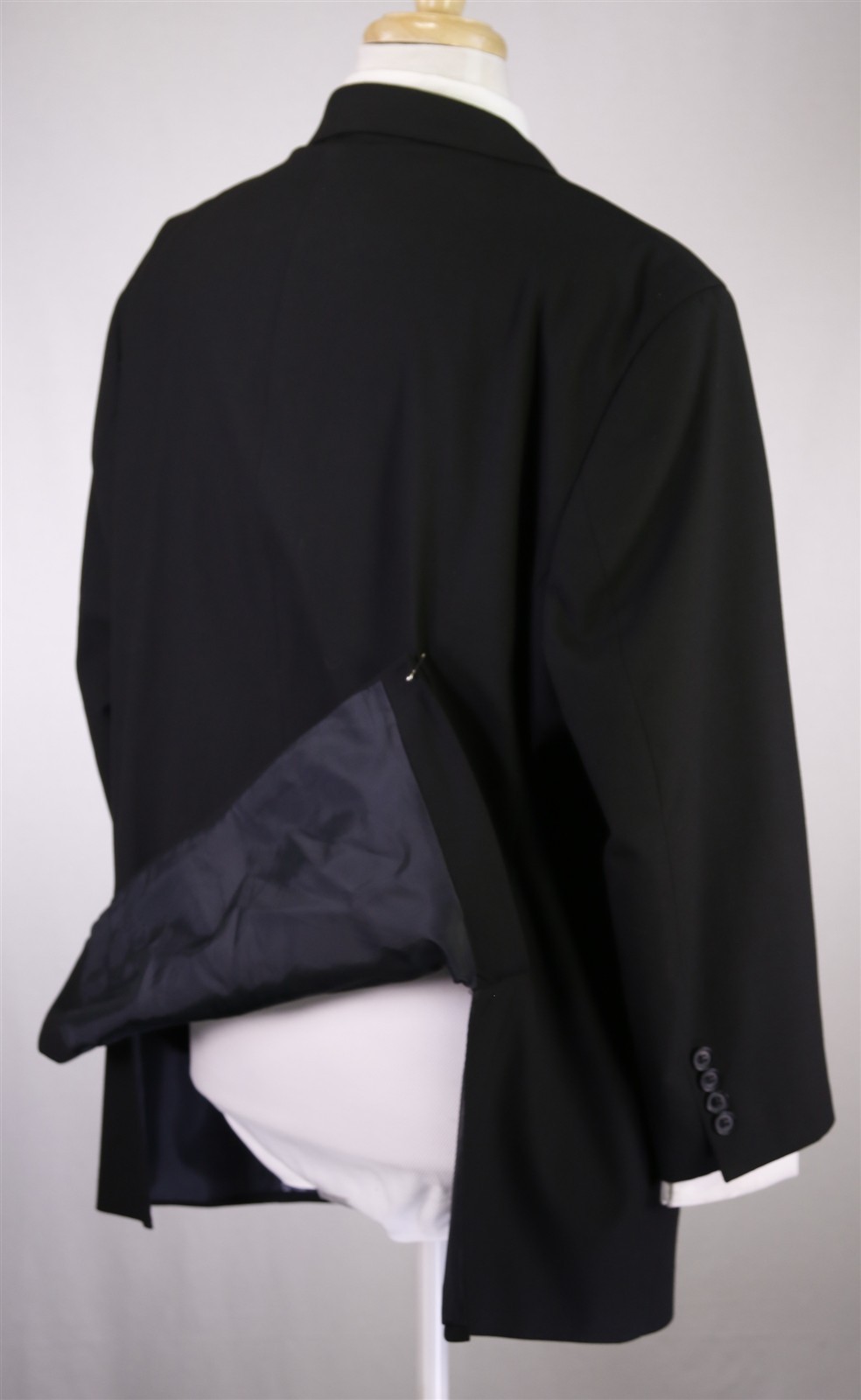 Joseph Abboud Current Solid Black Performance Fab… - image 7