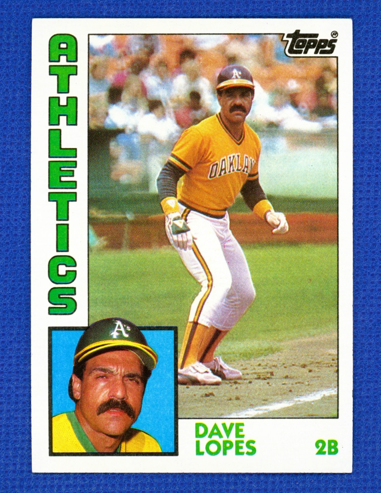 1984 Topps Baseball # 669 Dave Lopes - Oakland A's - Free Shipping