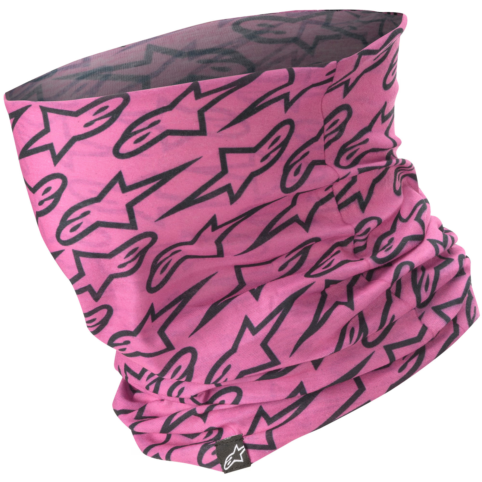 Alpinestars Astars Motorcycle Motorbike Neck Tube - Fuchsia / Black
