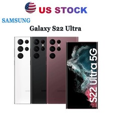 NEW Samsung Galaxy S22 Ultra 5G S908U 128GB UNLOCKED VERIZON AT T T-MOBILE 6.8"
