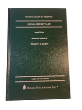 Social Security Law Margaret C. Jasper 2004 Second Edition Nonfiction Oceana