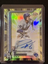 2025 Topps Chrome Update Radiating Rookies HYESEONG KIM RC Auto #/25 RRA-HK HOT!