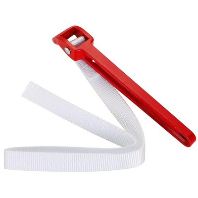 DASBET 12 Inch Strap Wrench Pipe Adjustable Nylon Strap Pipe Wrench Double