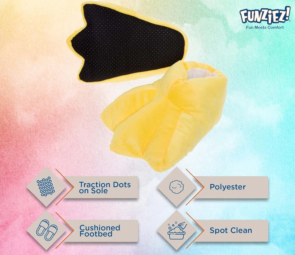Funziez! Zapatillas Pies de Pato - Peluche Novedad Animal Disfraz Casa Zapatos con Comodidad Foto 4 de 4